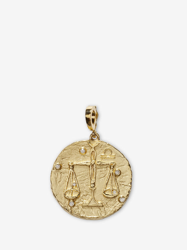 azlee Of The Stars Libra Large Coin Charm