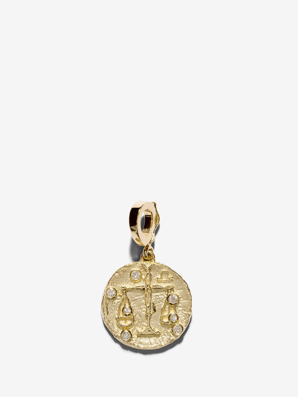azlee Of The Stars Libra Small Coin Charm
