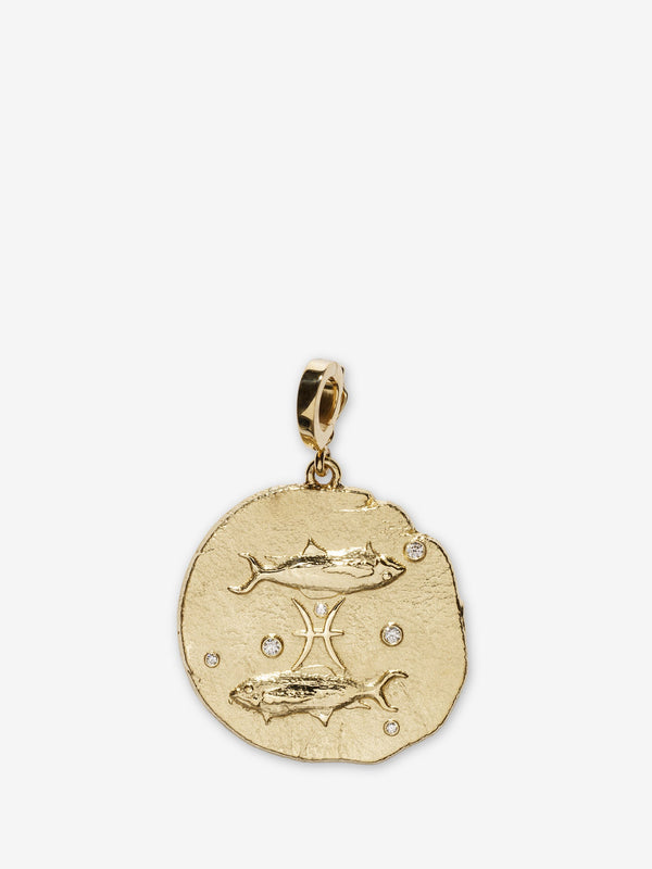azlee Of The Stars Pisces Large Coin Charm