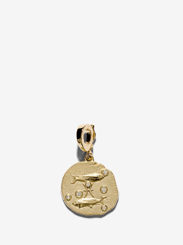 azlee Of The Stars Pisces Small Coin Charm
