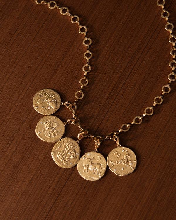 Azlee Of The Stars Scorpio Large Coin Charm