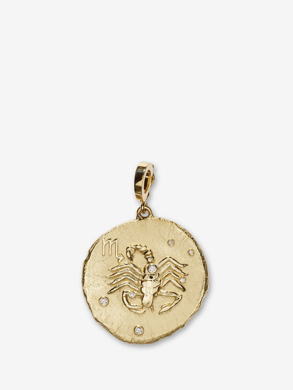azlee Of The Stars Scorpio Large Coin Charm