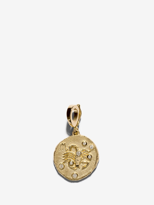 azlee Of The Stars Scorpio Small Coin Charm