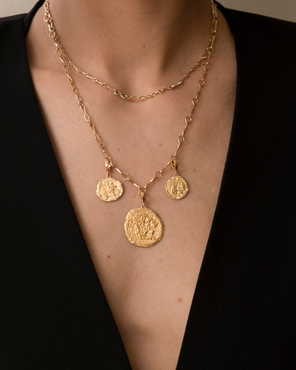 Azlee Of The Stars Virgo Small Coin Charm