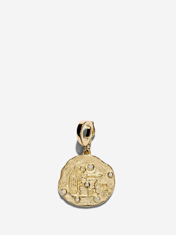 azlee Of The Stars Virgo Small Coin Charm