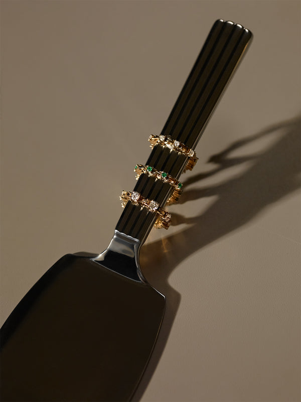 Azlee Pirouette Large Diamond Band