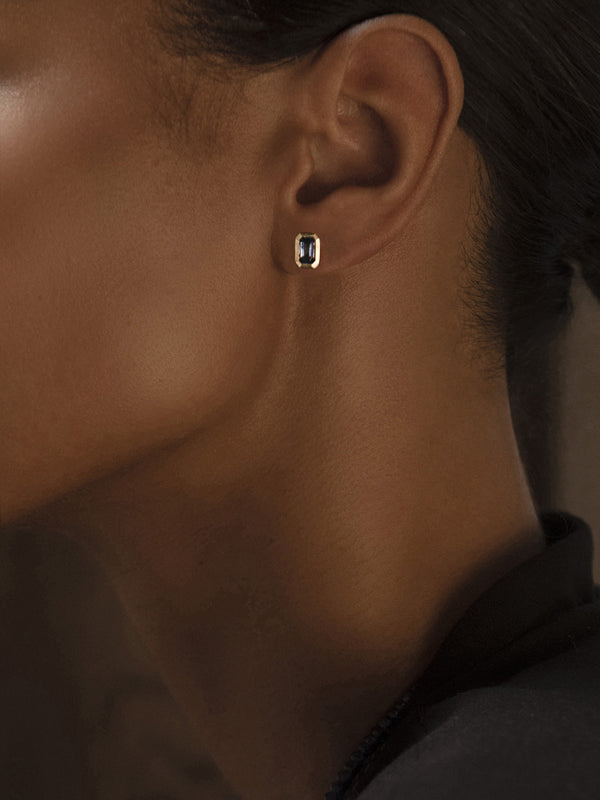 Azlee Rich Medium Sapphire Studs