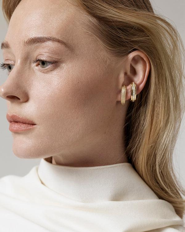 Azlee Staircase Bare Cuffed Stud