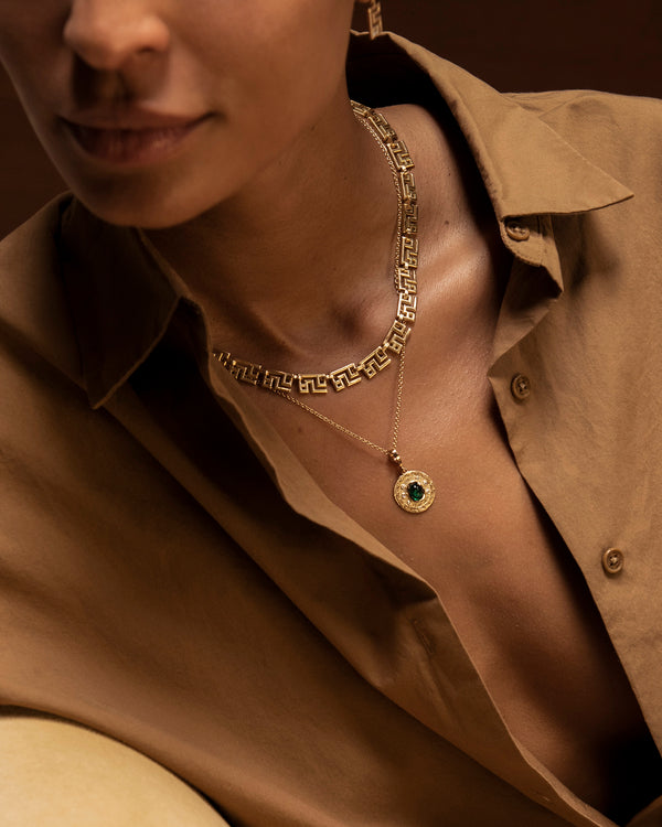 Azlee Tessellate Chain Necklace