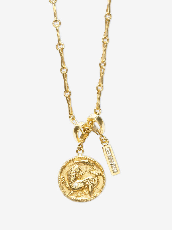 azlee Small Animal Kingdom Baguette Modern Charm Necklace