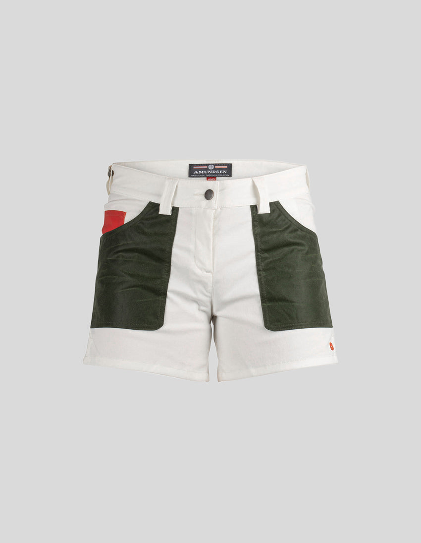 Aztech Mountain AMUNDSEN 5 INCH FIELD SHORT Off White