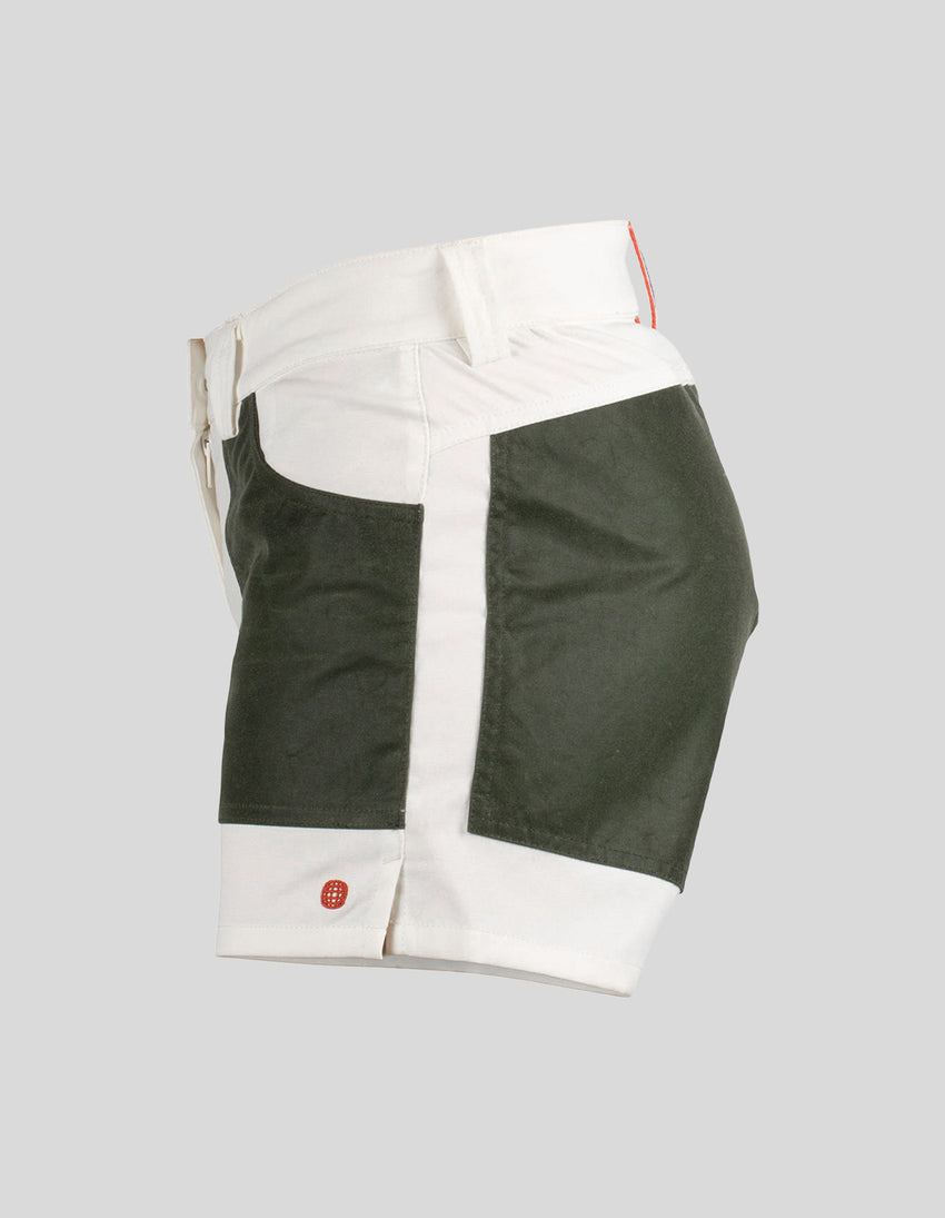 Aztech Mountain AMUNDSEN 5 INCH FIELD SHORT Off White