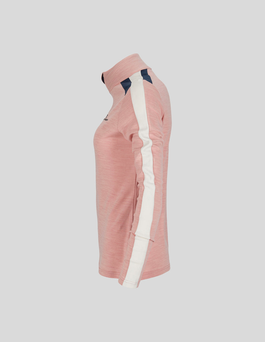 Aztech Mountain AMUNDSEN 5 MILA HALF ZIP Blush Pink