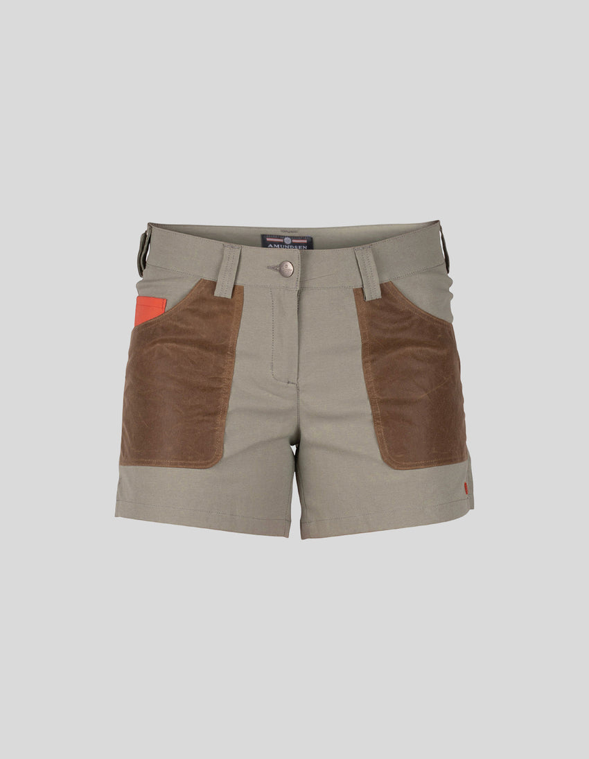 aztech mountain AMUNDSEN 7 INCH FIELD SHORT blue surf/tan