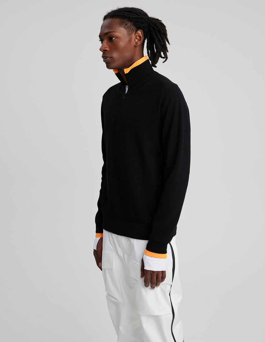 Aztech Mountain Angus Half Zip Sweater Essential Aspen Green