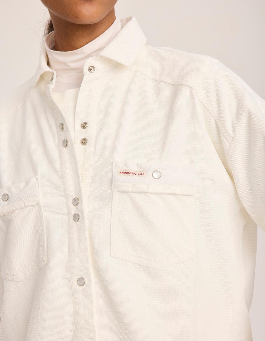 aztech mountain AMUNDSEN WILD VELVET SHIRT oatmeal