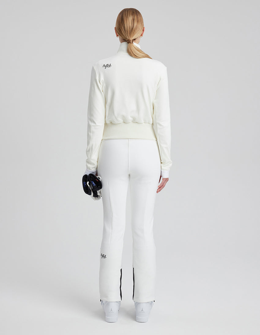 Aztech Mountain Aztech Half Zip Fleece Cloud White