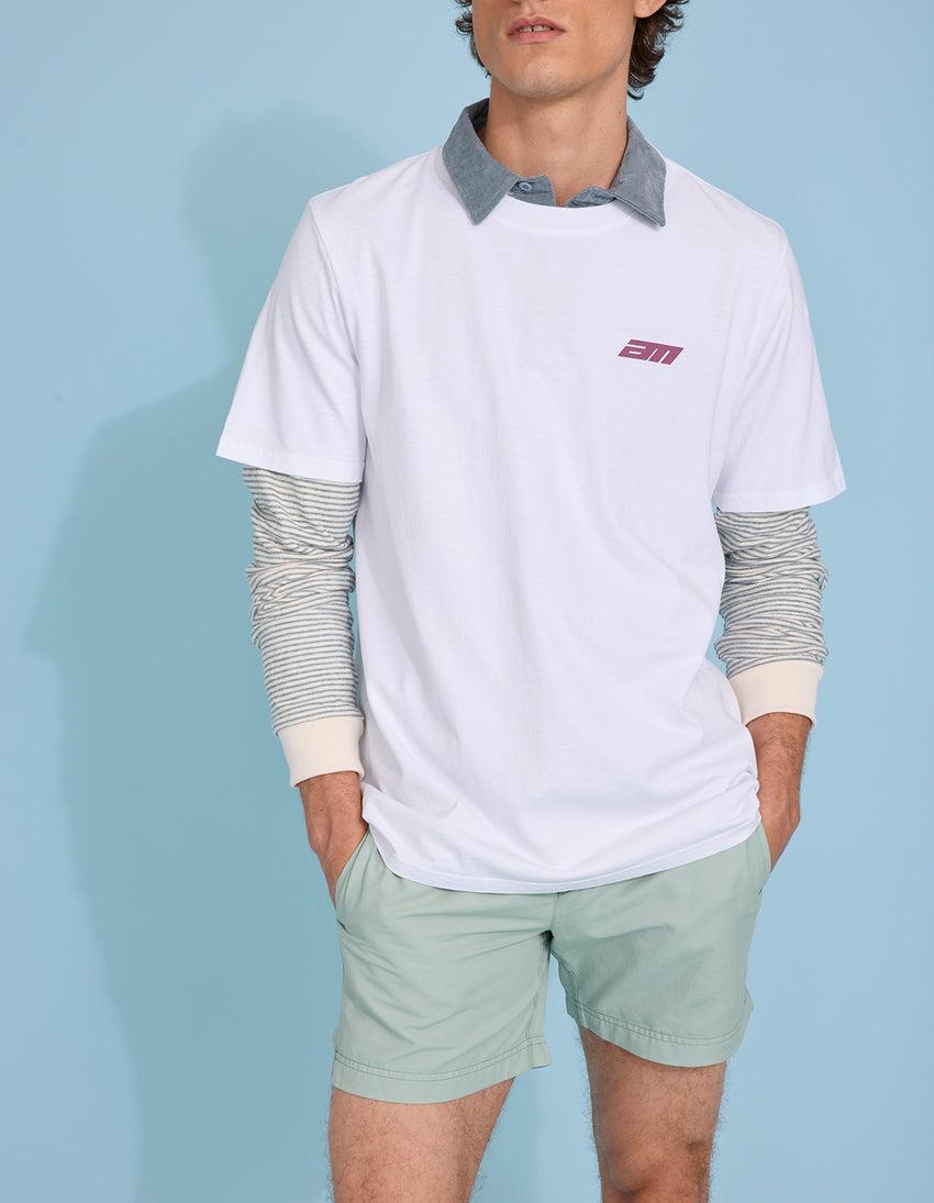 aztech mountain Horizon Tee cloud white