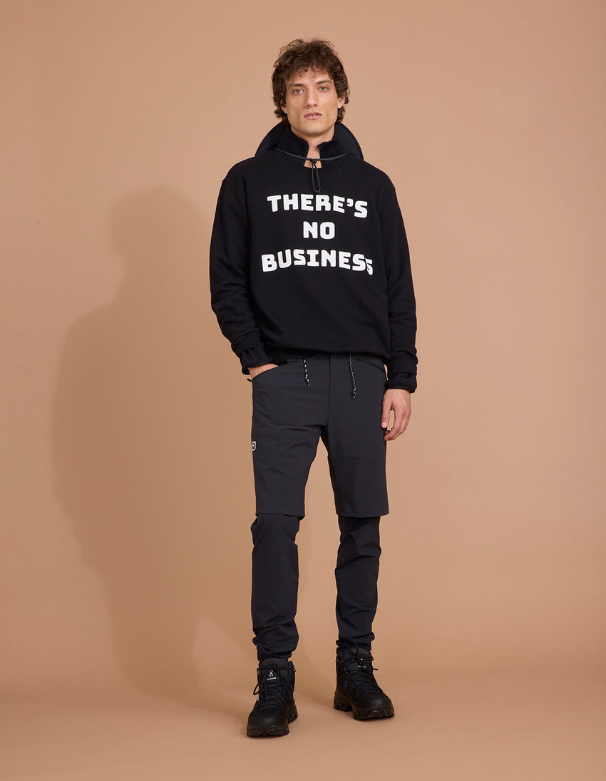 aztech mountain No Biz Sweatshirt space black