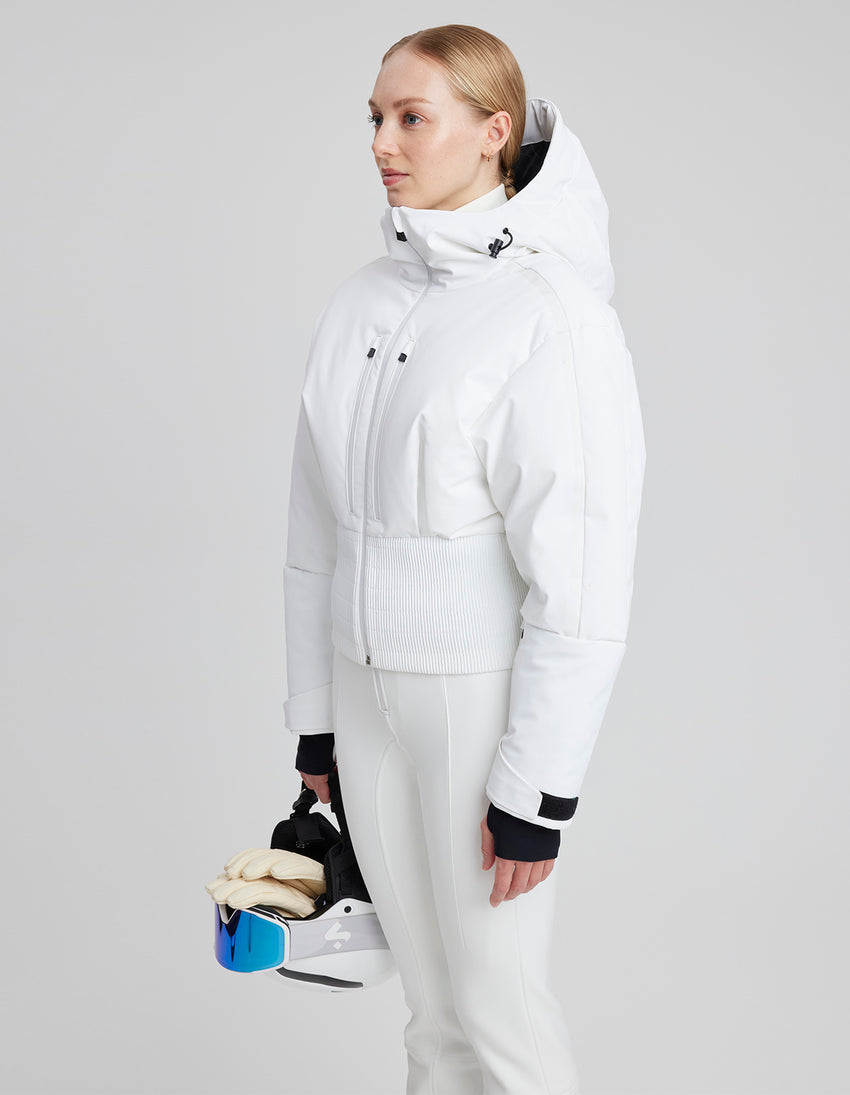 Aztech Mountain Vertical Jacket Cloud White