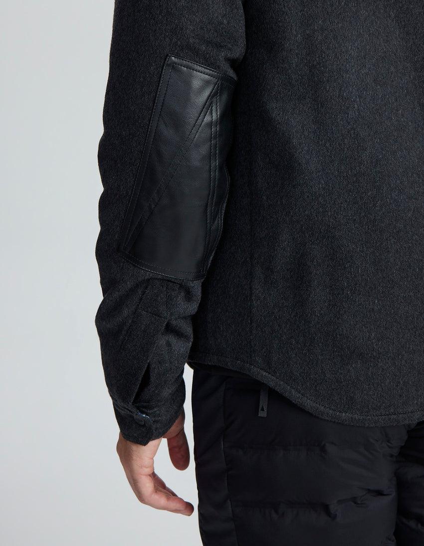 Aztech Mountain Lenado Cashmere Shirt Jacket Anthracite