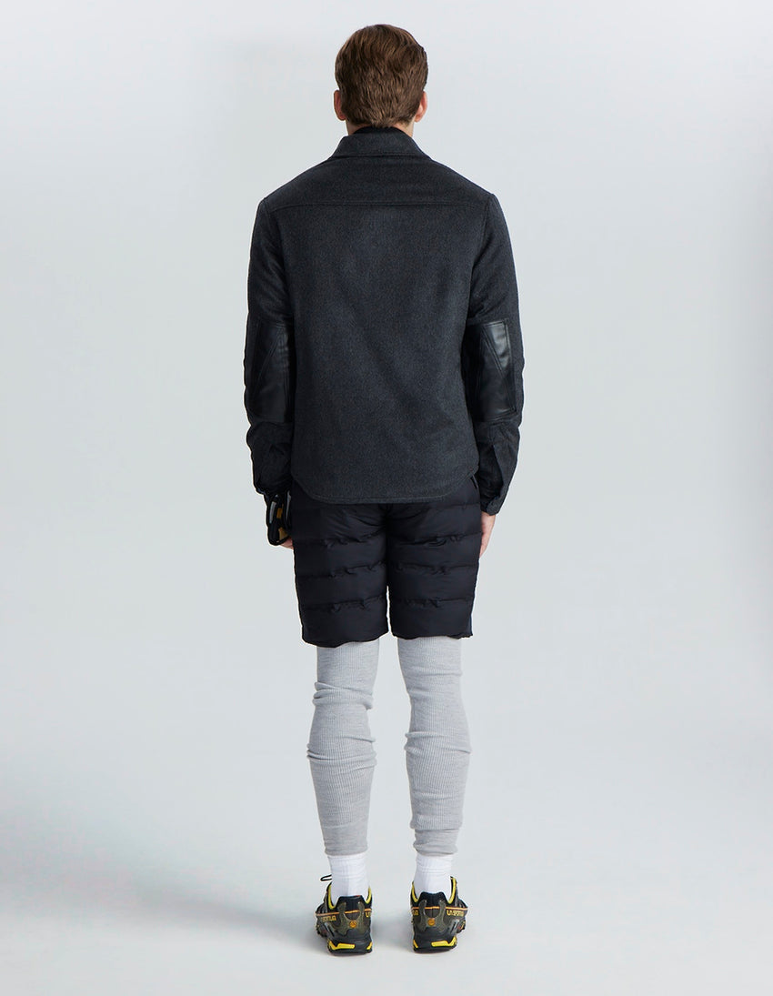 Aztech Mountain Lenado Cashmere Shirt Jacket Anthracite