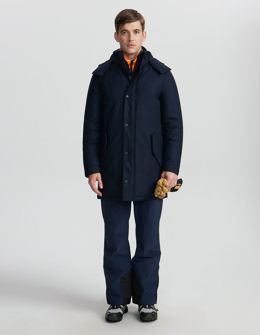 Aztech Mountain Loro Piana Shadow Mountain Parka Sander Navy