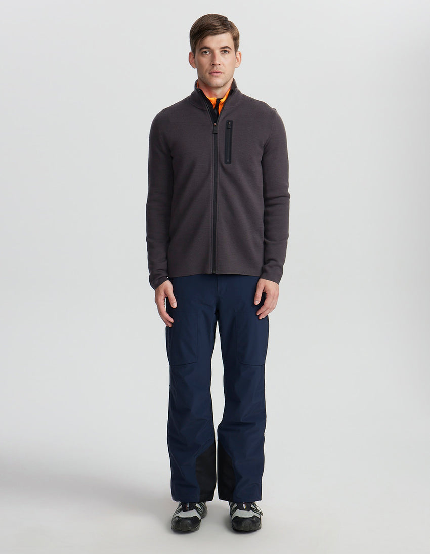 Aztech Mountain Matterhorn Full Zip Sweater Essential Space Black