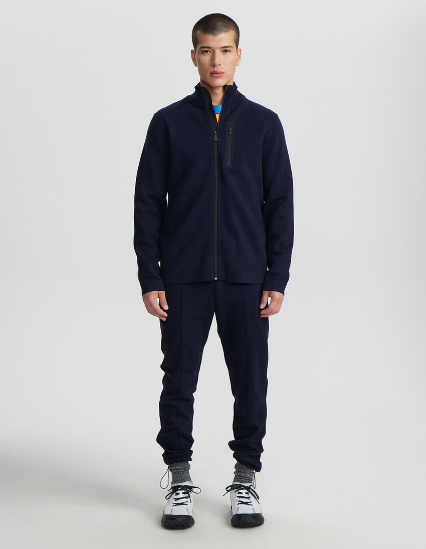 Aztech Mountain Matterhorn Full Zip Sweater Essential Space Black