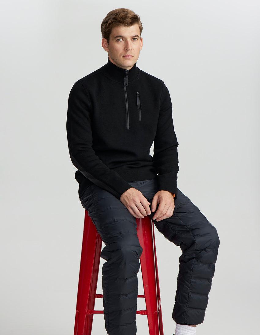 Aztech Mountain Matterhorn Half Zip Sweater Essential Sander Navy