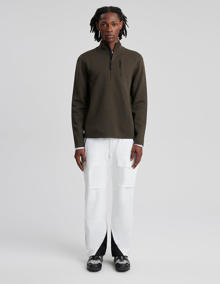 Aztech Mountain Matterhorn Half Zip Sweater Essential Sander Navy