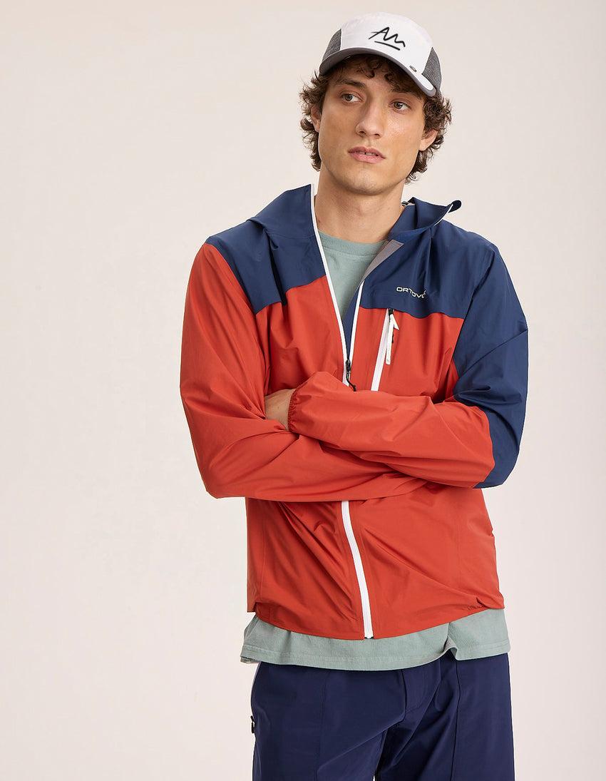 aztech mountain ORTOVOX 2.5L CIVETTA RAIN JACKET cengia rossa