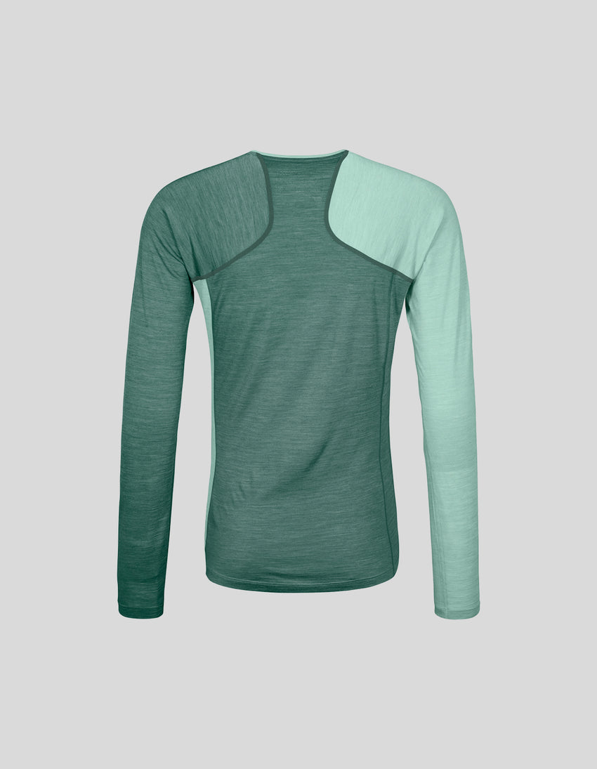 Aztech Mountain ORTOVOX MERINO TECH LONG SLEEVE SHIRT Arctic Grey