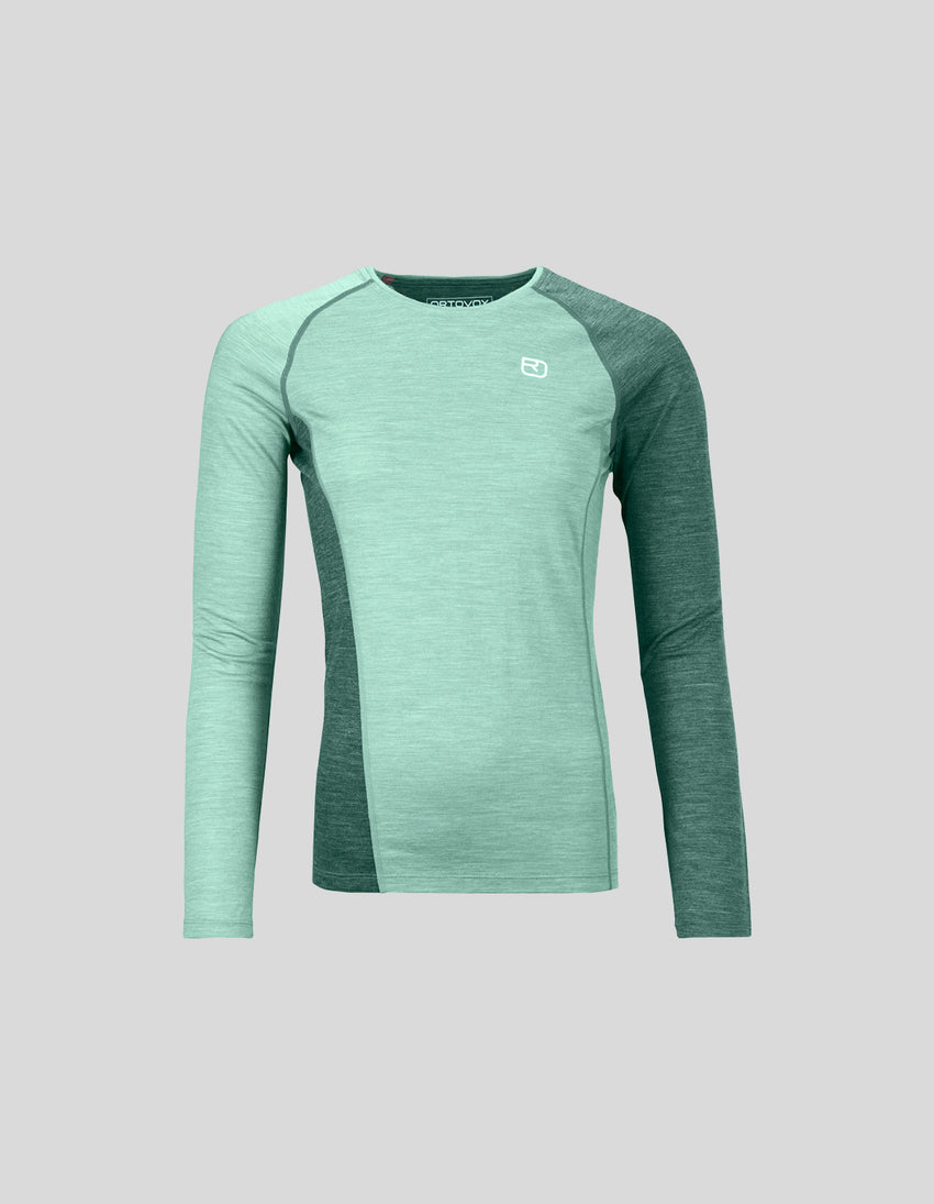 aztech mountain ORTOVOX MERINO TECH LONG SLEEVE SHIRT arctic grey