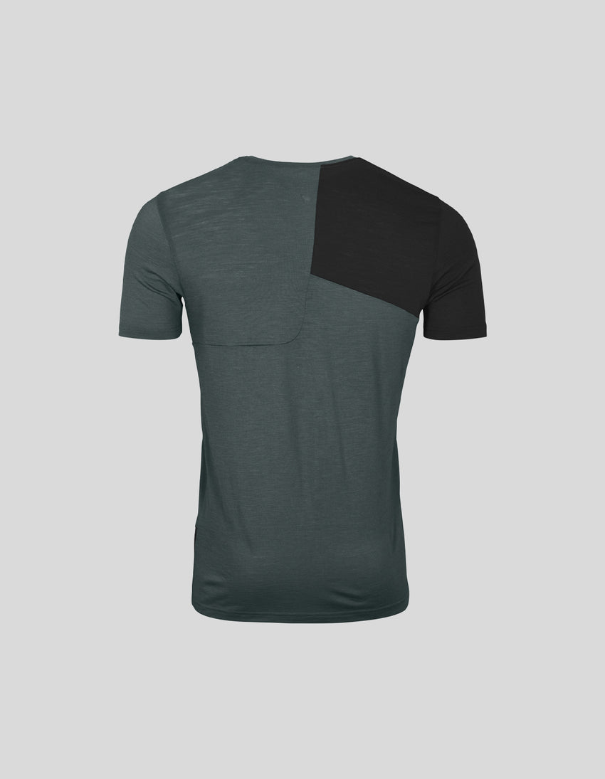 Aztech Mountain ORTOVOX MERINO TECH TEE Dark Arctic Grey