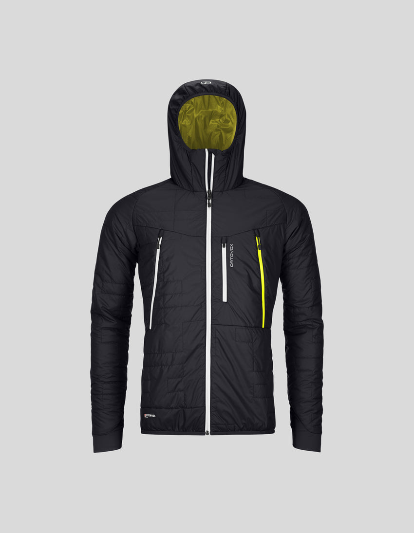 Aztech Mountain ORTOVOX PIZ BOE INSULATED JACKET Black Raven