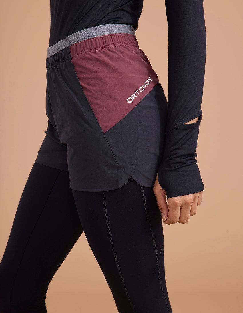 aztech mountain ORTOVOX PIZ SELVA MERINO SHORT ice waterfall