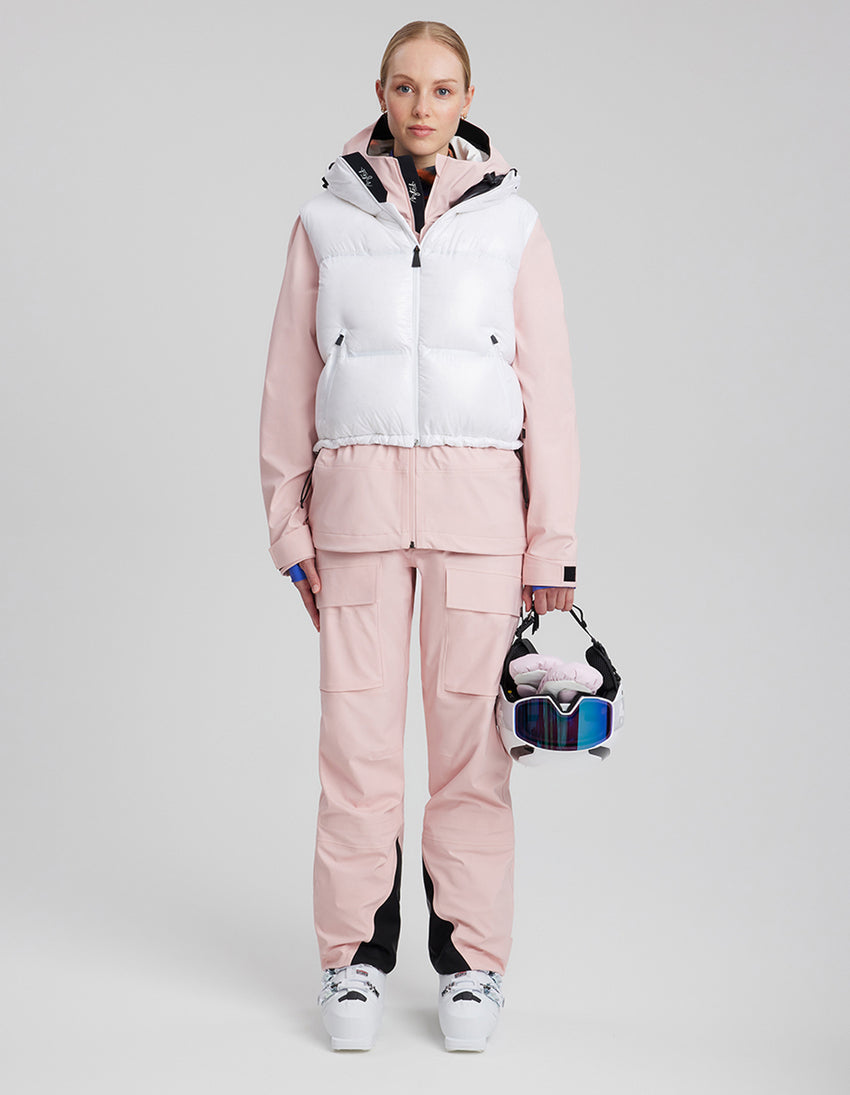 Aztech Mountain Snowbird Puffer Vest Essential Space Black