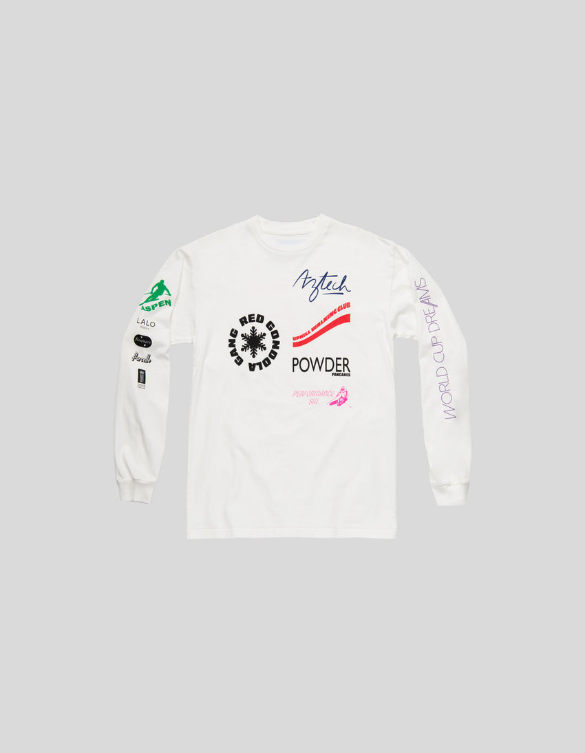 aztech mountain World Cup Dreams LS Tee cloud white multi