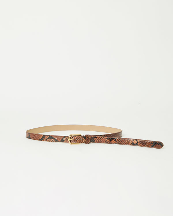 b Low The Belt CALVIN PYTHON LEATHER BELT
