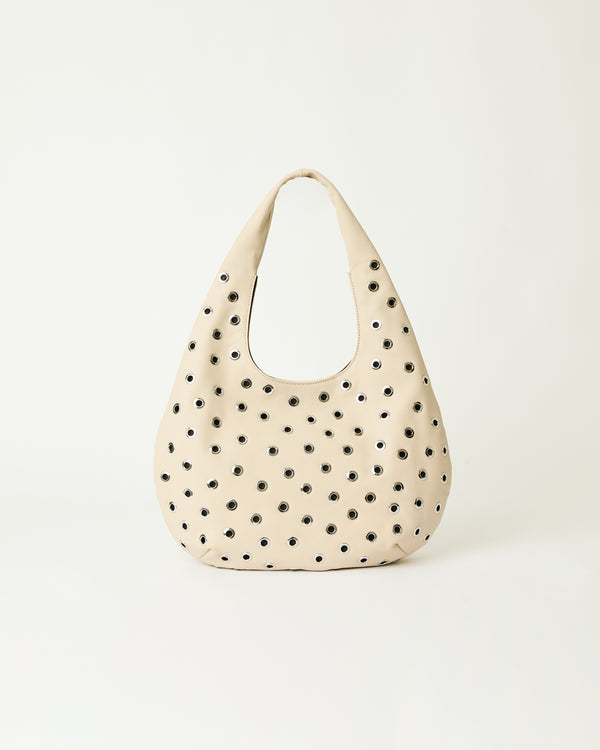 b low the belt GIA GROMMET LEATHER HOBO