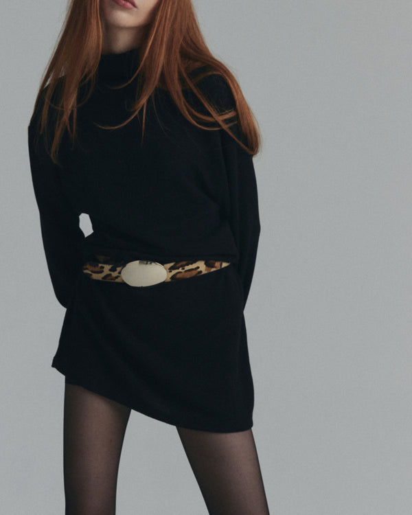 B Low The Belt JULIAN CALF-HAIR LEATHER BELT