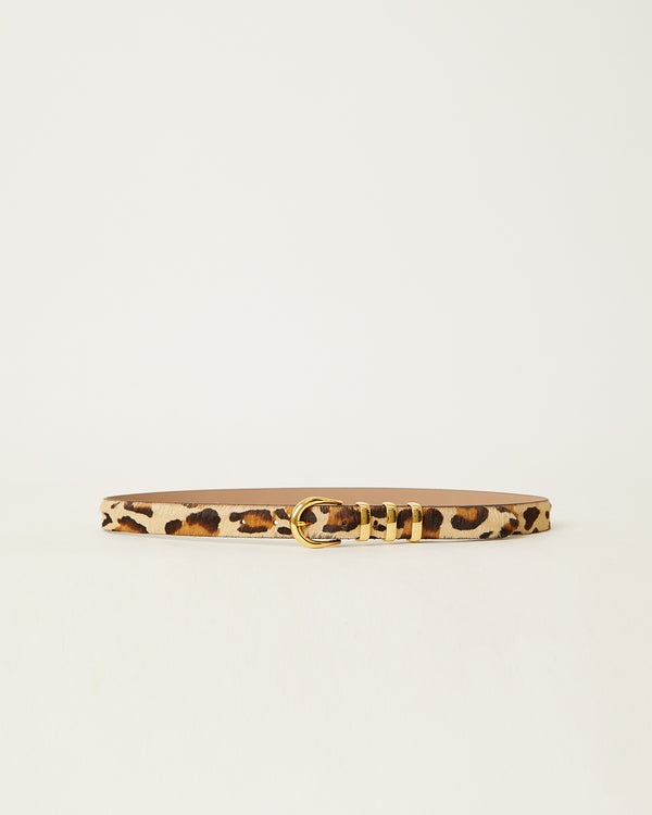 b low the belt KAD CALF-HAIR LEATHER BELT