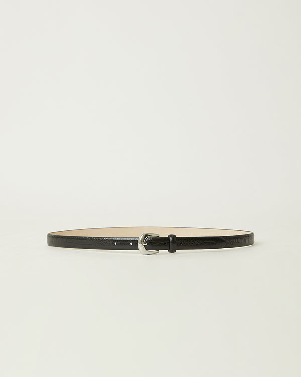 b low the belt KENNEDY MINI CROCO LEATHER BELT