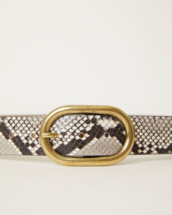 B Low The Belt KIAN PYTHON LEATHER BELT