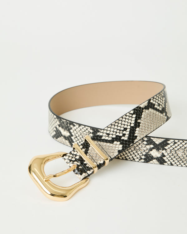 B Low The Belt KODA PYTHON LEATHER BELT