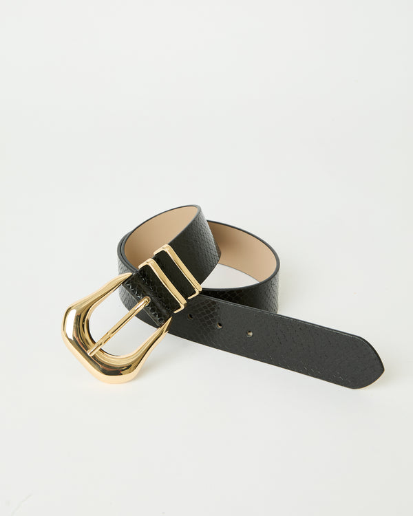 B Low The Belt KODA PYTHON LEATHER BELT