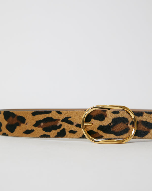 B Low The Belt KYRA CALF-HAIR LEATHER BELT