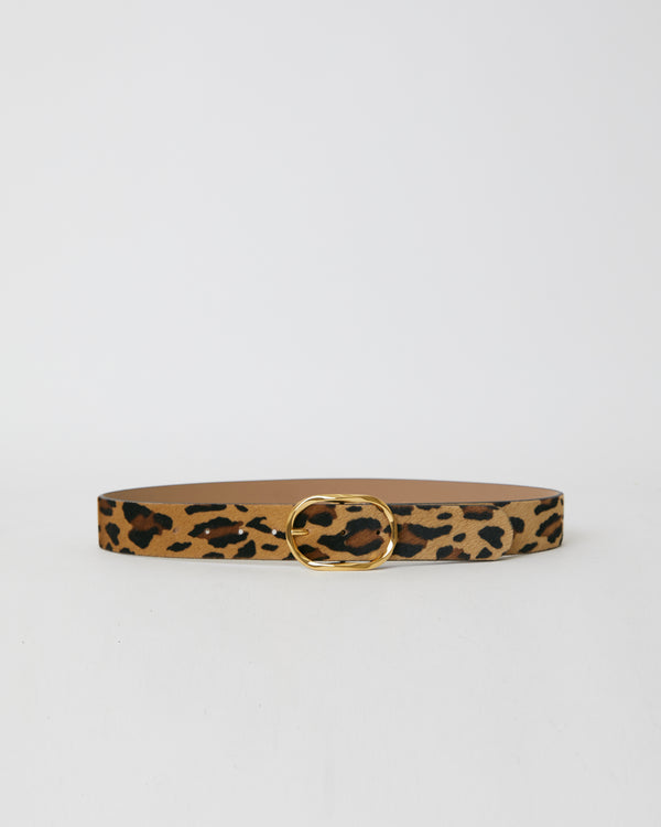 b low the belt KYRA CALF-HAIR LEATHER BELT