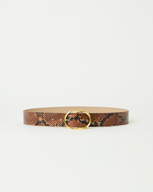 b low the belt KYRA PYTHON LEATHER BELT